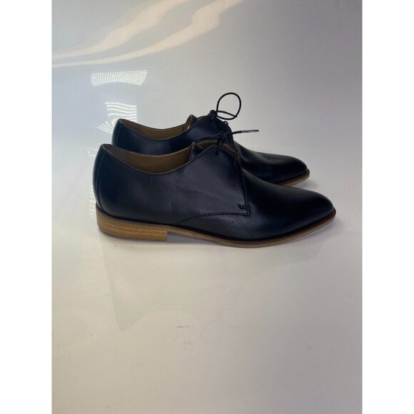 Everlane Women's Modern Oxford Italian Leather black Sz 9